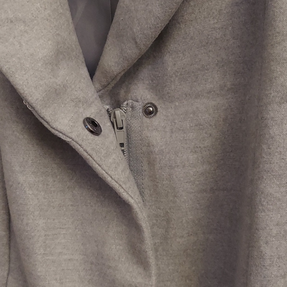 COVINGTON Gray Fully Lined Car Coat - Picture 4 of 12